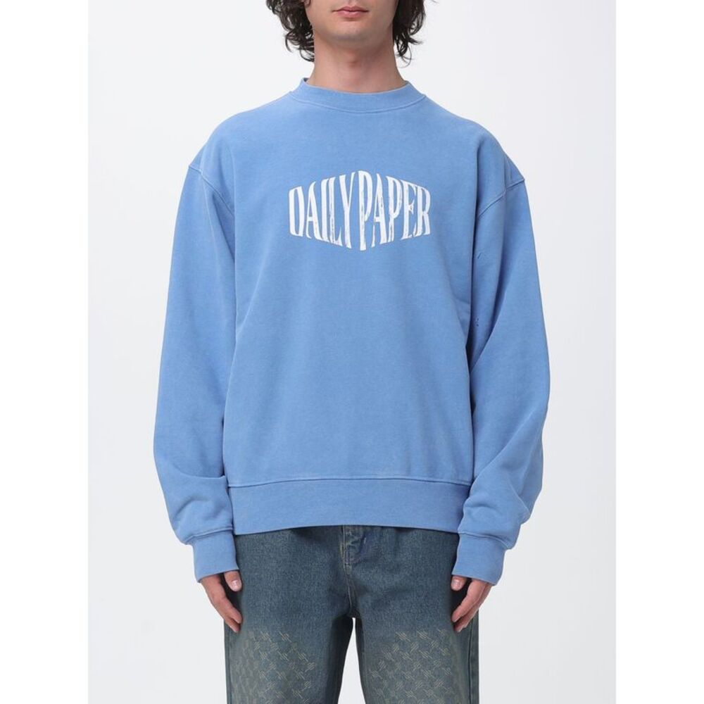 Daily Paper Men Daily Paper Cotton Crewneck Sweatshirt With Logo